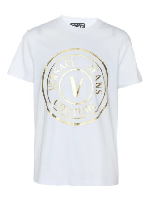 Versace Pre-Owned playera con logo estampado