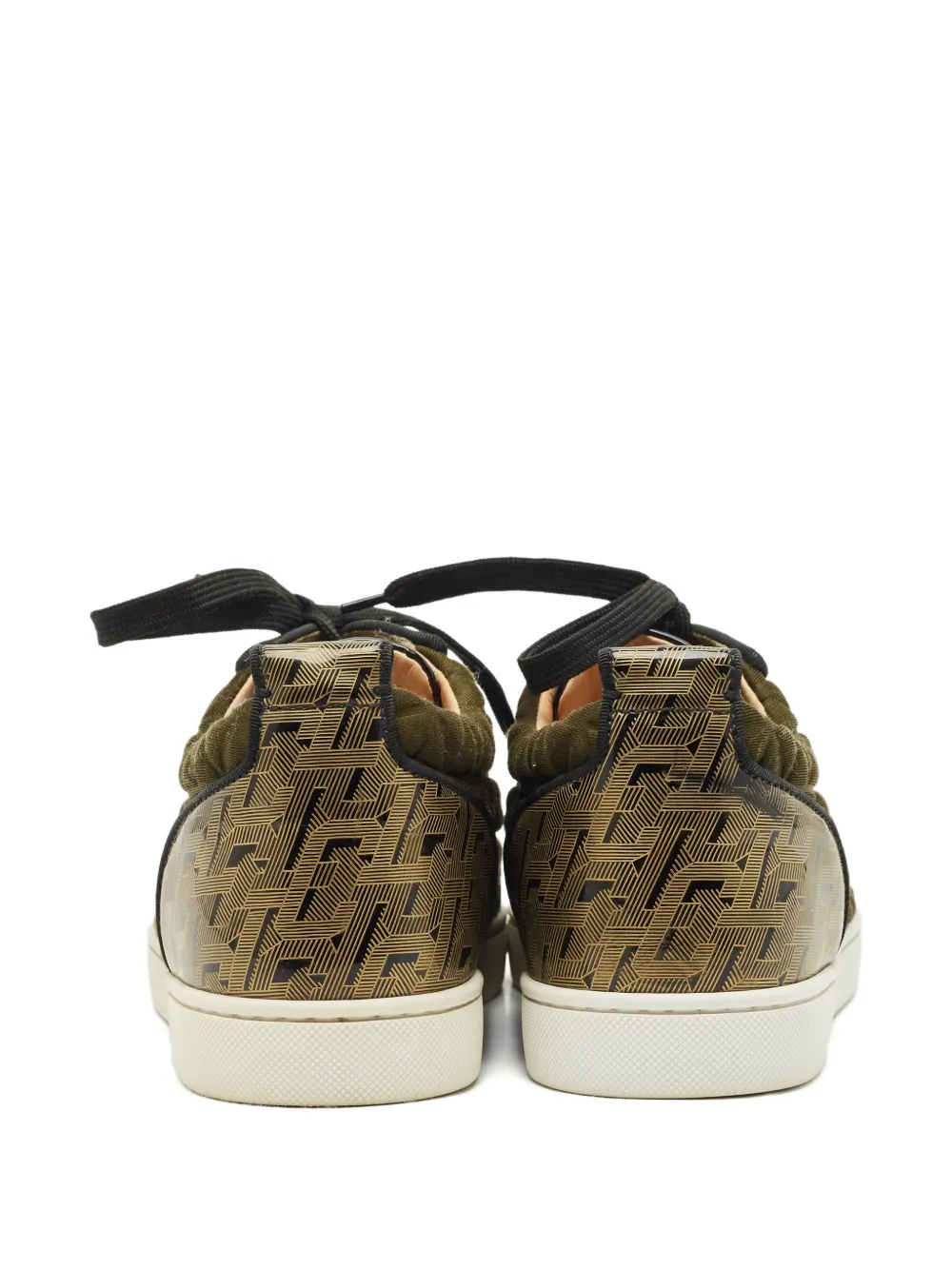 Christian Louboutin Pre-Owned Rantulow Orlato quilted sneakers - Verde