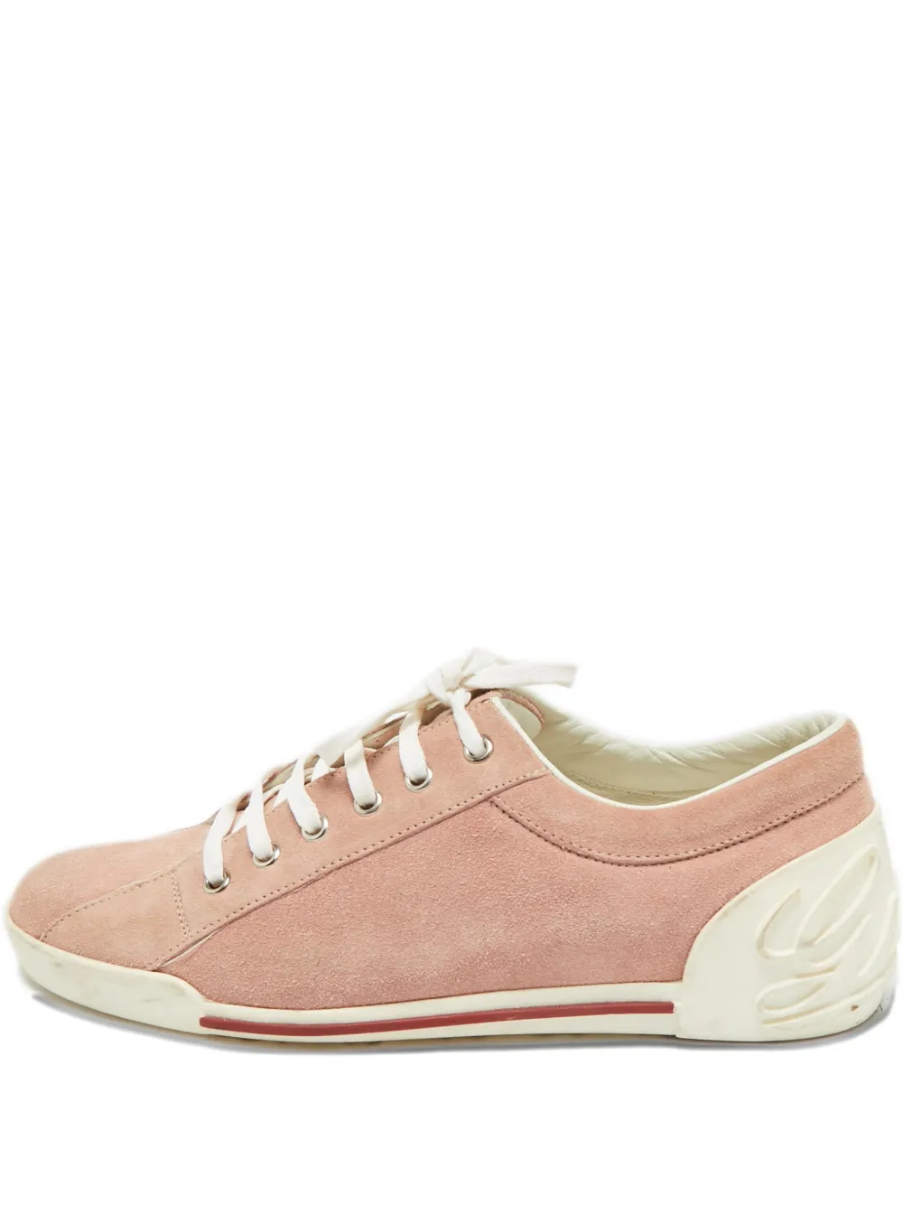 Gucci Pre-Owned suede sneakers - Rosa