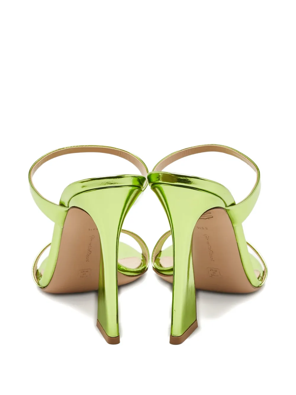 Gianvito Rossi Aura leather sandals - Groen