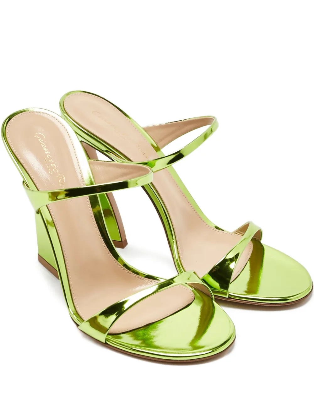 Gianvito Rossi Aura leather sandals - Grün