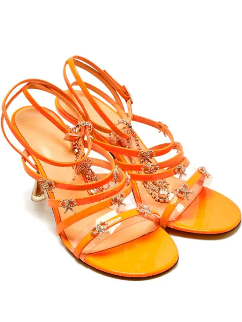 MACH & MACH Camille crystal-embellished sandals