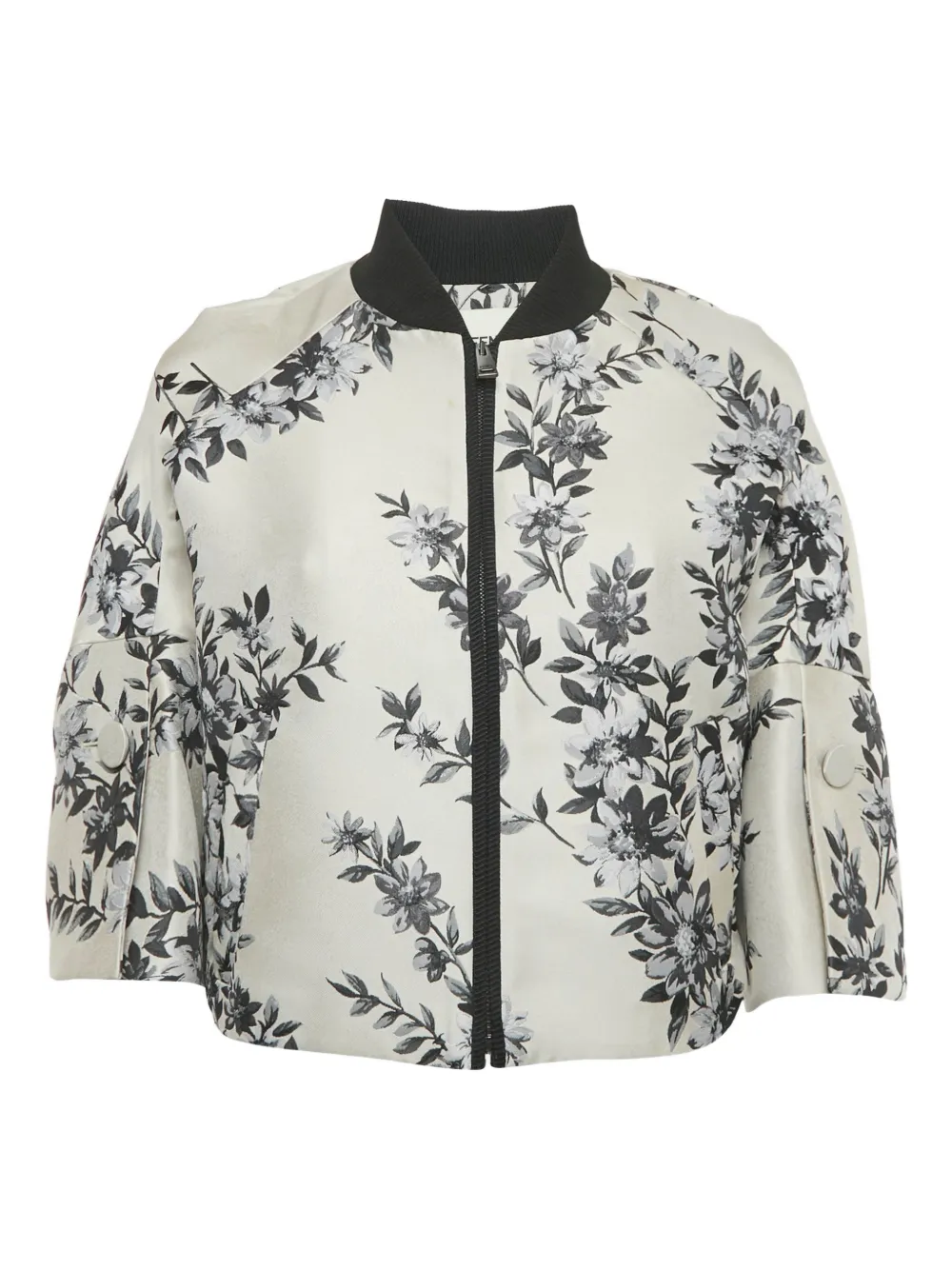 Fendi Pre-Owned jacquard floral jacket - Toni neutri