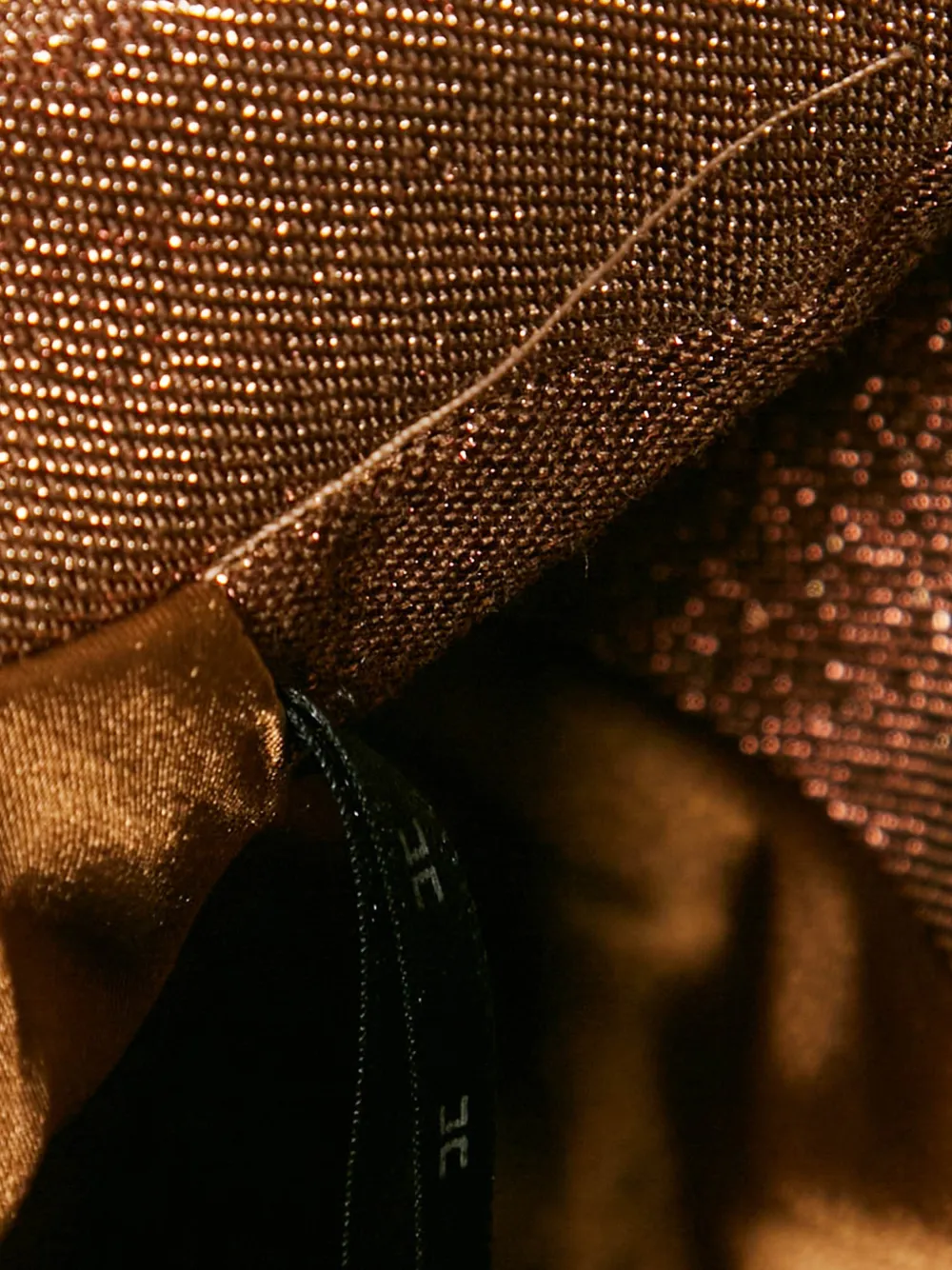 Elisabetta Franchi lurex cinched-waist jumpsuit - Roze