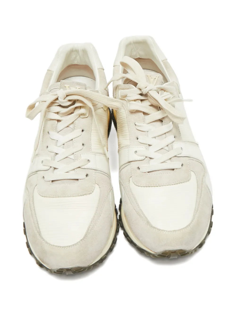 Louis Vuitton Pre-Owned Run Away leather sneakers - Wit