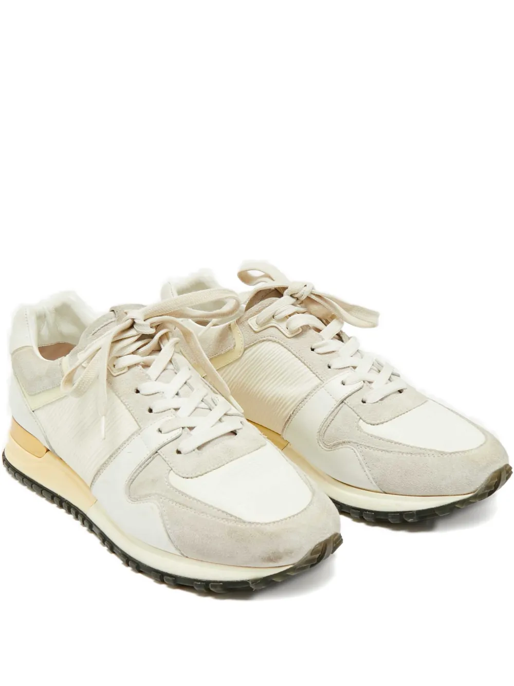 Louis Vuitton Pre-Owned Run Away leather sneakers - Weiß