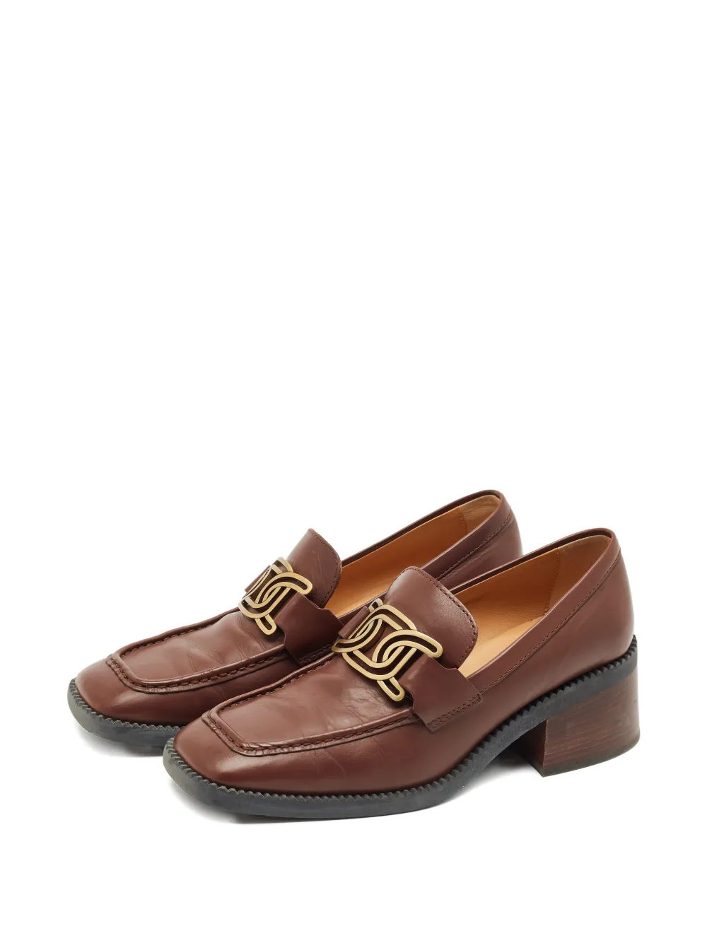 Tod's Kate leather loafers - Bruin
