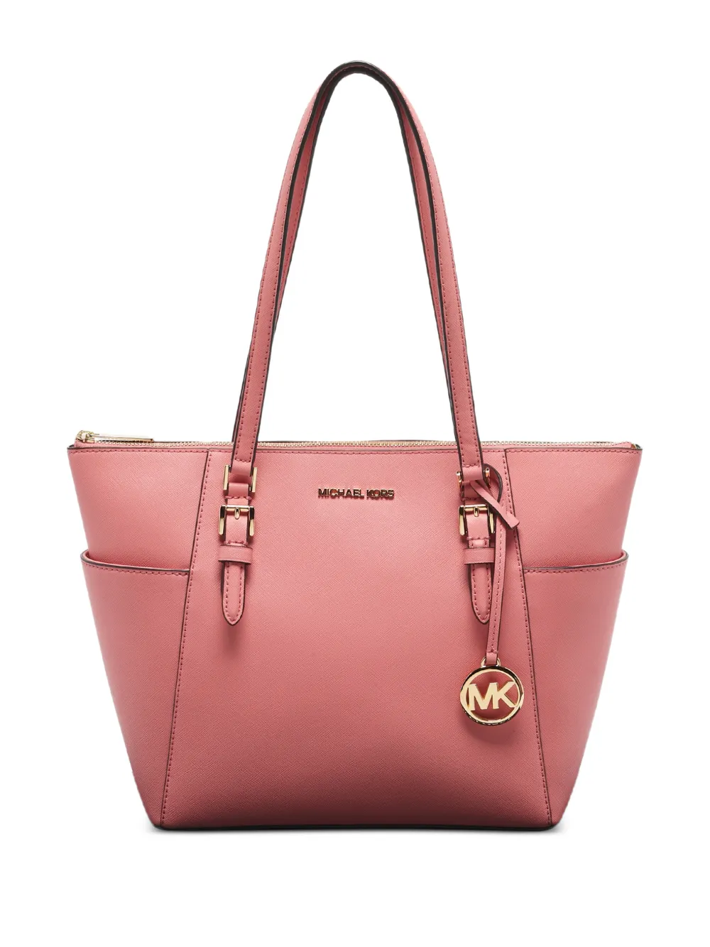 Michael Kors Borsa tote Charlotte in pelle - Rosa