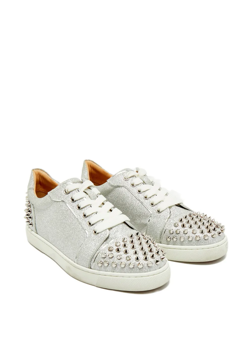 Christian Louboutin Pre-Owned Louis Junior Spikes sneakers - Zilver