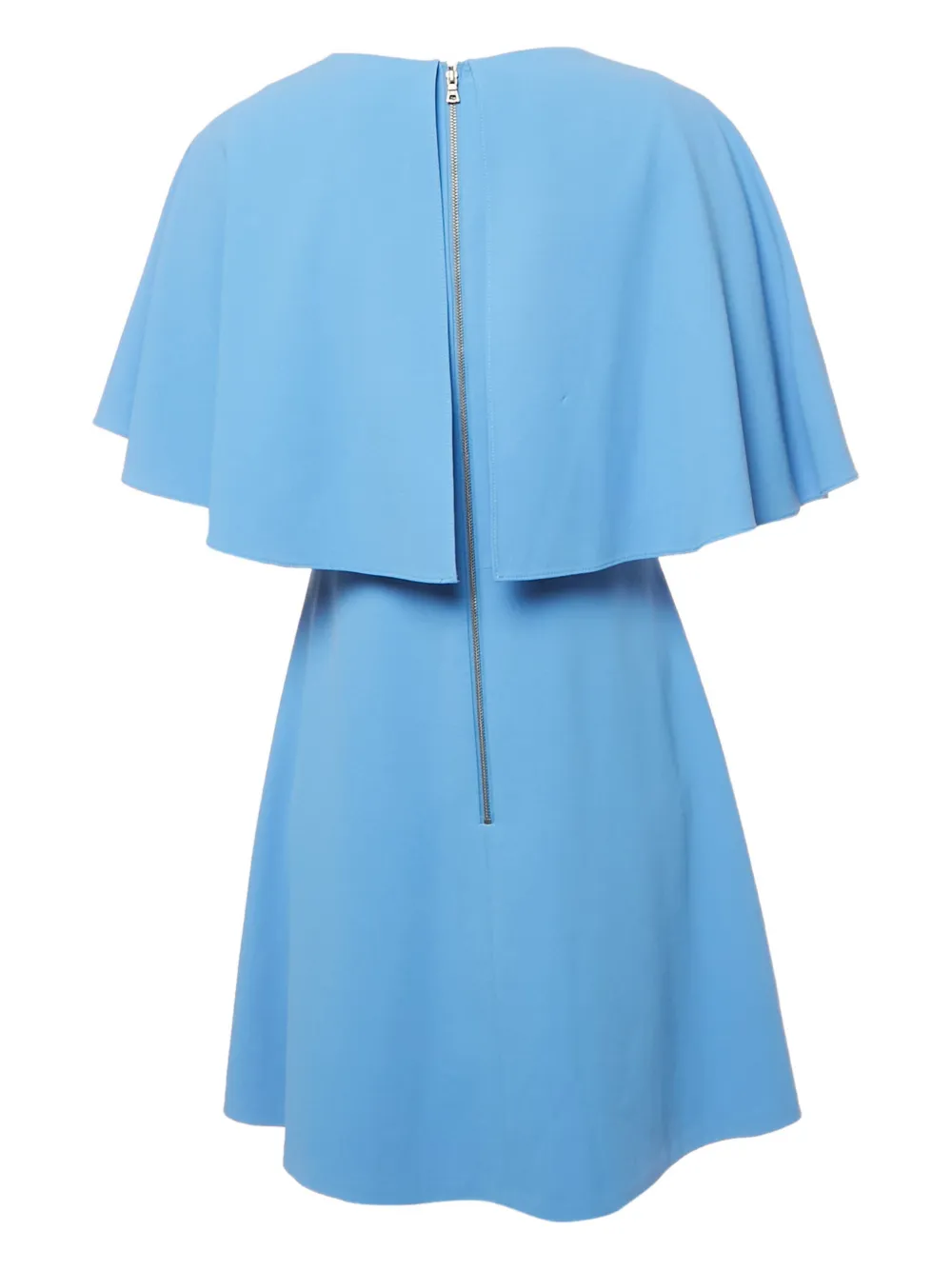 Alice + olivia cape-sleeves mini dress - Blauw