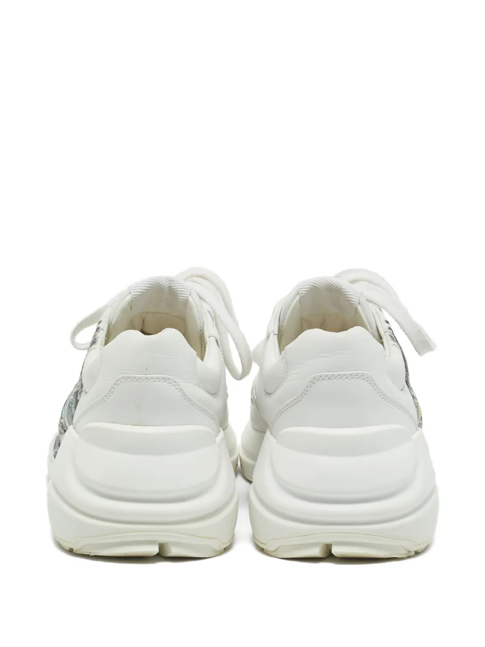 Gucci Pre-Owned Rhyton leather sneakers - Wit