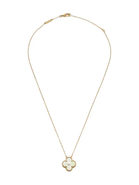 Van Cleef & Arpels Pre-Owned collar Alhambra con madreperla 2018