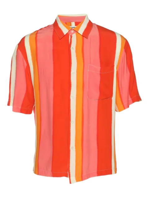 SANDRO camisa con rayas estampadas