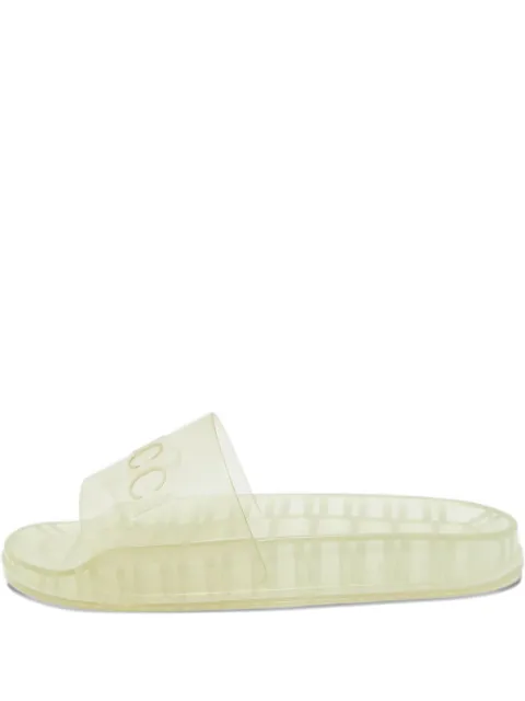 Gucci Pre-Owned sandalias con logo en relieve