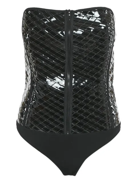 Thierry Mugler Pre-Owned strapless bodysuit