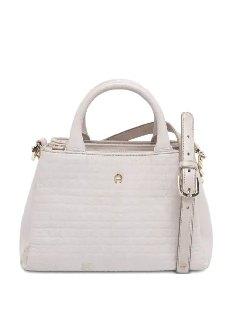 Aigner Vintage 1199480 레더 토트 백