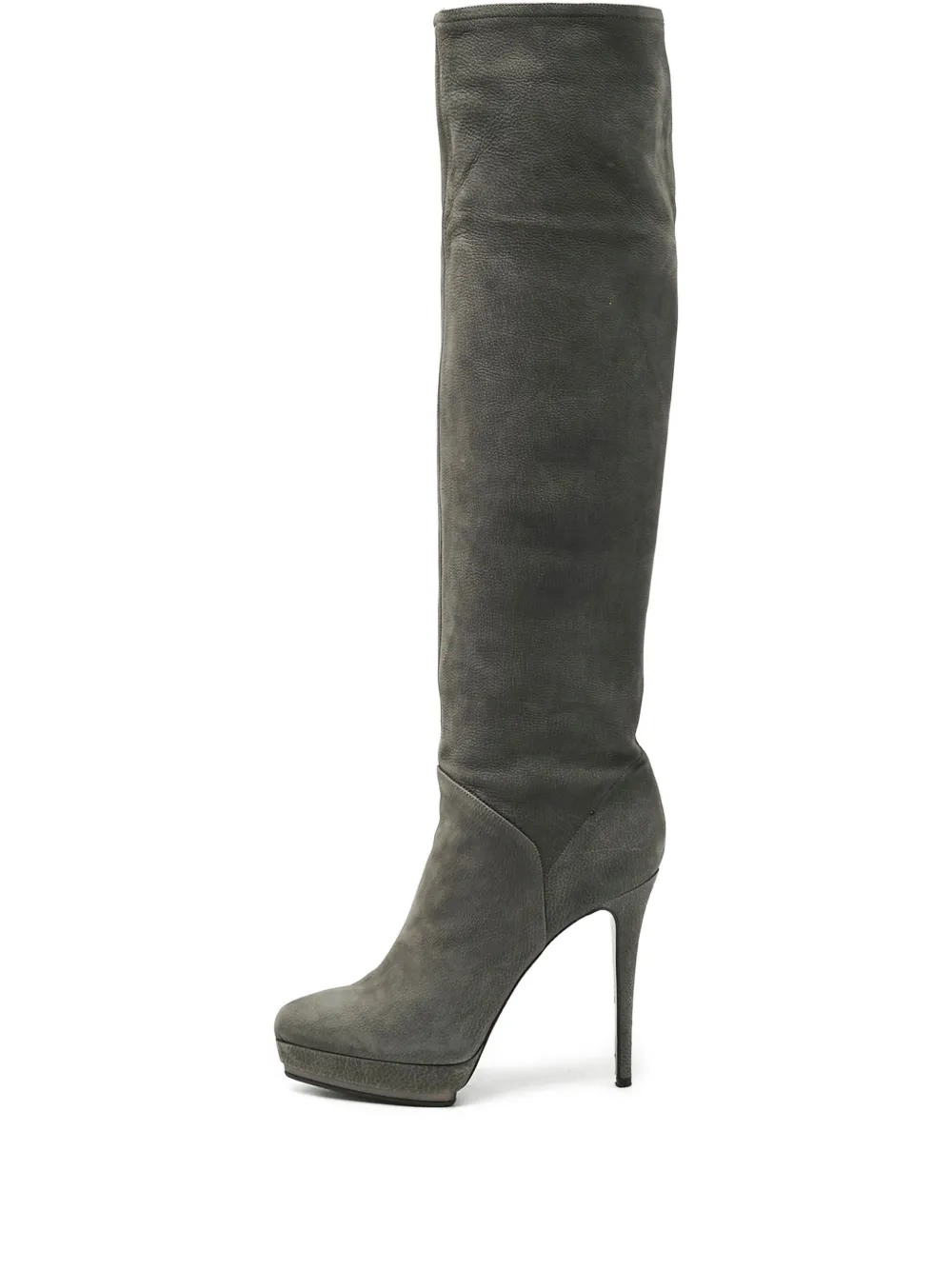 Le Silla pointed-toe heeled boots - Grigio