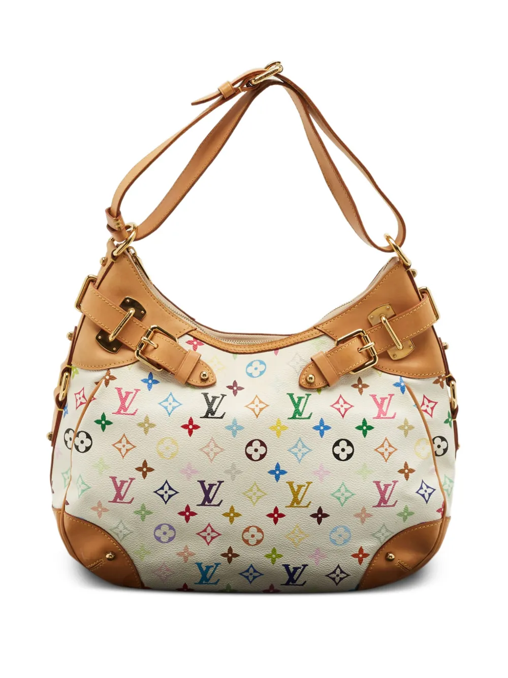 Louis Vuitton Pre-Owned Greta monogram-pattern bag - Toni neutri