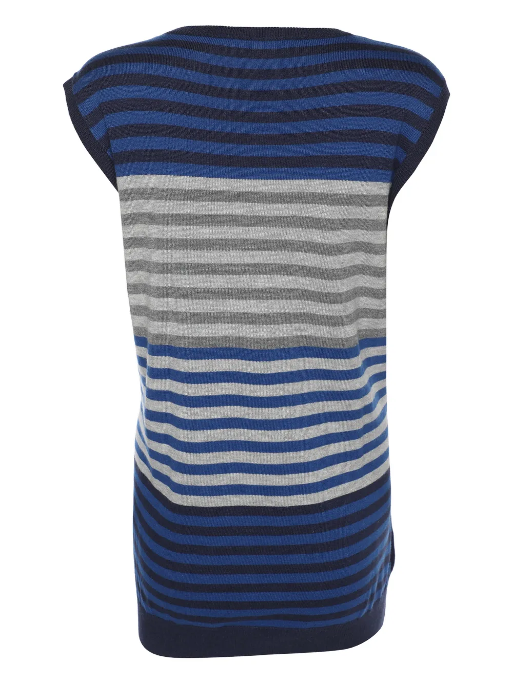  Marina Rinaldi Haut Rayé En Maille Argyle - Bleu 