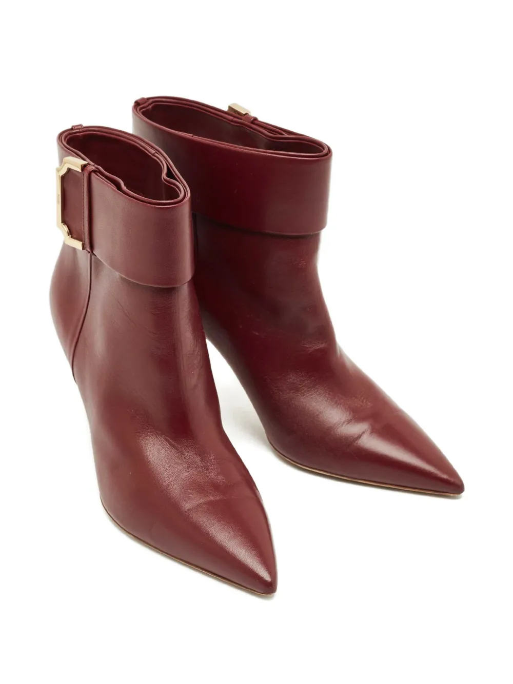 Malone Souliers buckle-detail leather boots - Rood
