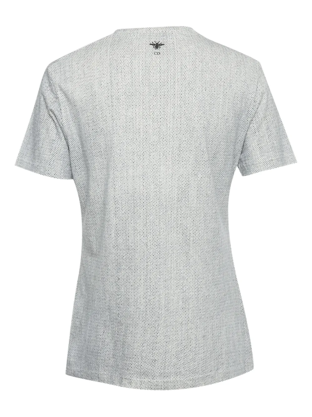 Pre-owned Dior Printed T-shirt In White