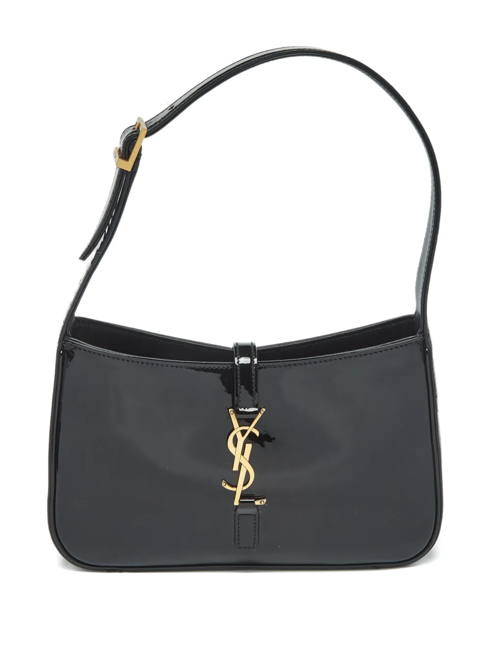 Saint Laurent Pre-Owned logo-detail leather shoulder bag - Schwarz