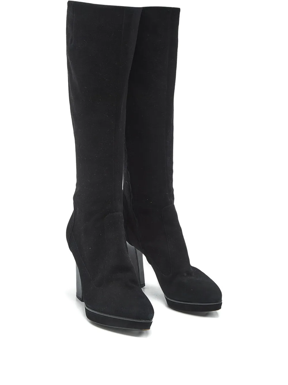 Sergio Rossi pointed high heels boots | Black | Image 1