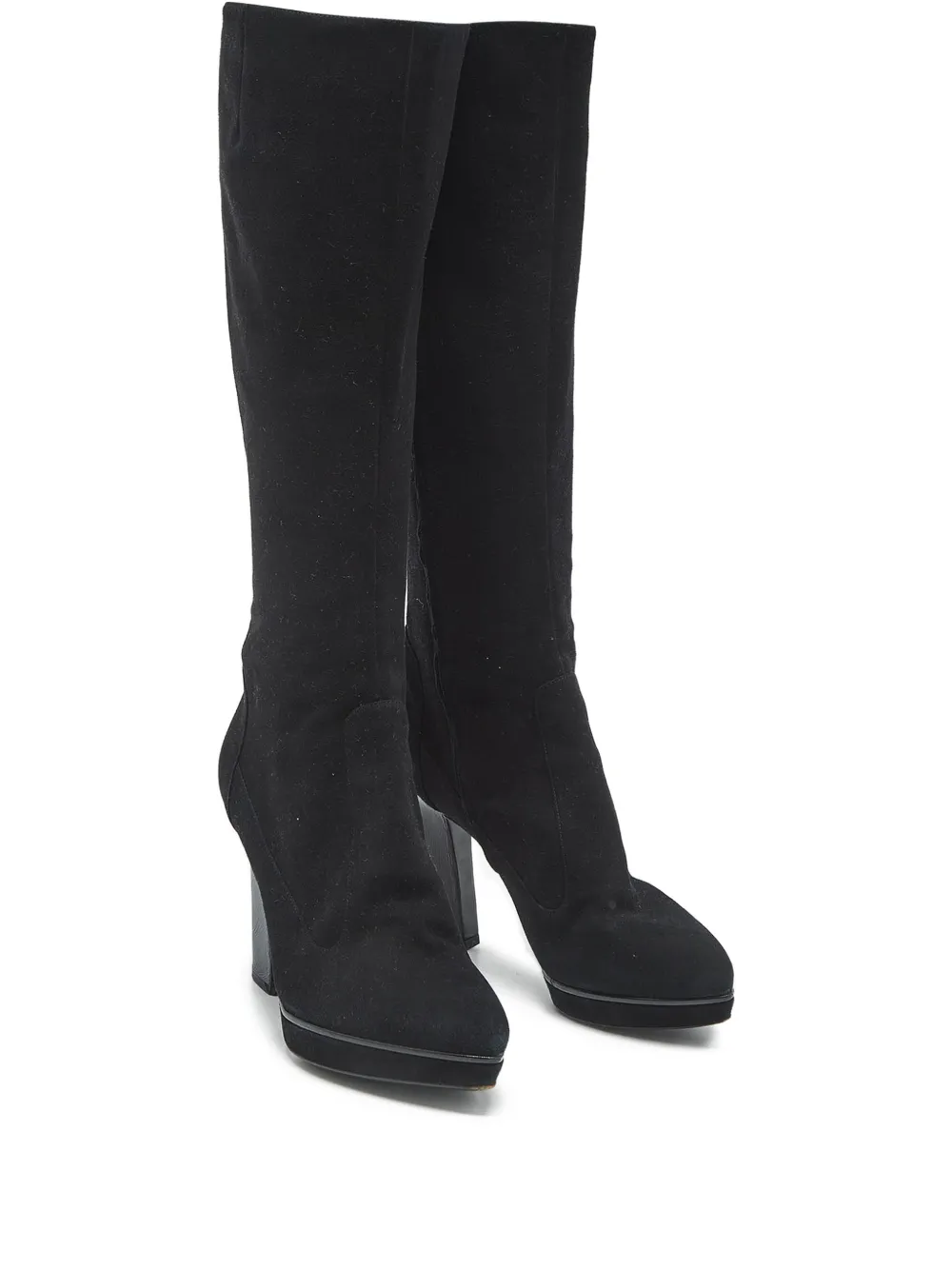 Sergio Rossi pointed high heels boots | Black | Image 1