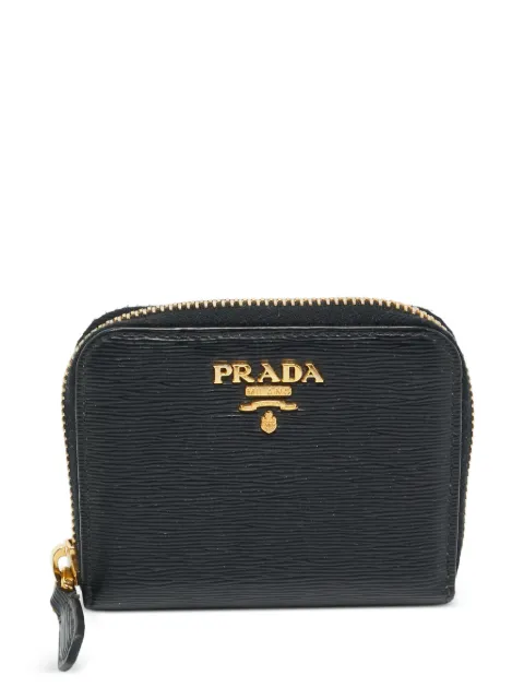 Prada Pre-Owned leather zip-up coin purse