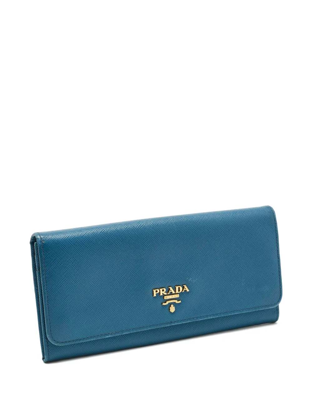 Prada Pre-Owned Saffiano leather wallet - Blu