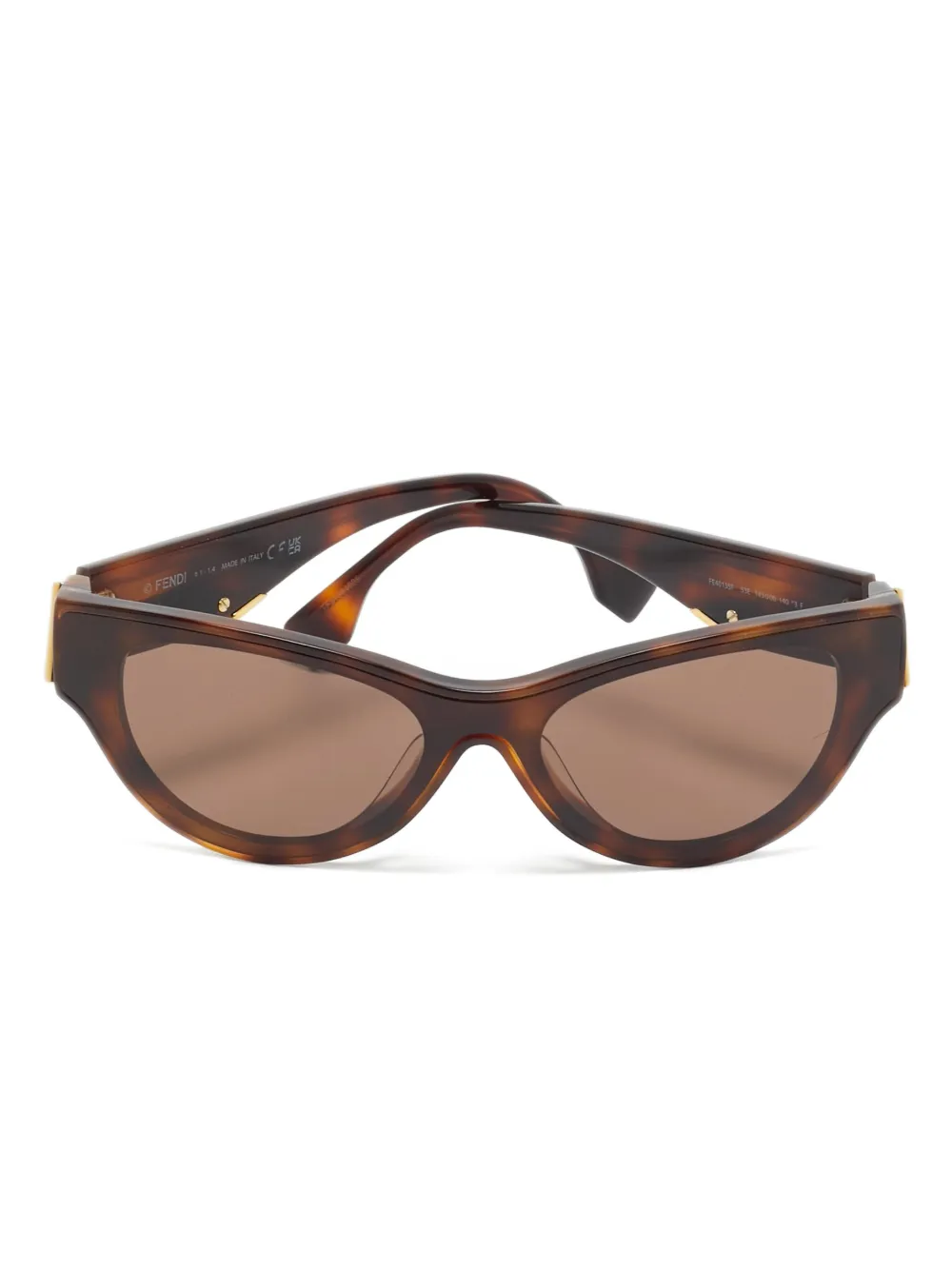 Fendi Pre-Owned cat-eye sunglasses - Marrone