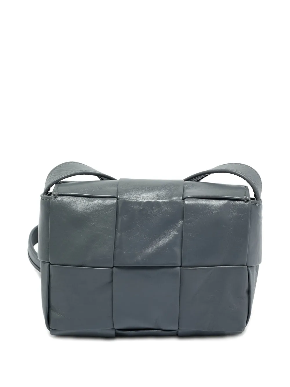 Bottega Veneta Pre-Owned Cassette Intrecciato Leather Crossbody