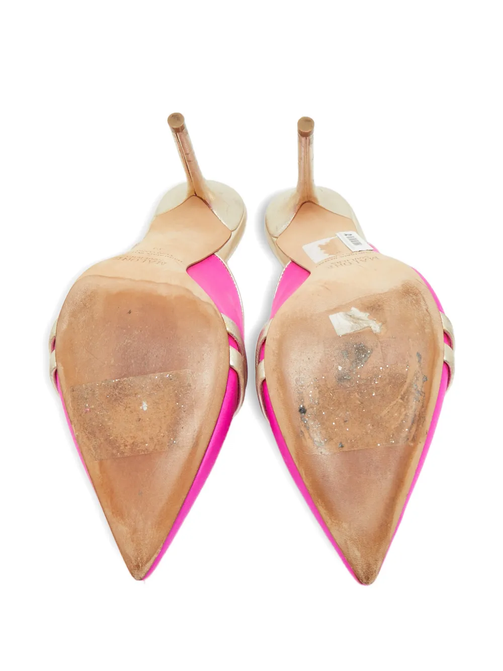 Malone Souliers sculpted leather mules - Roze