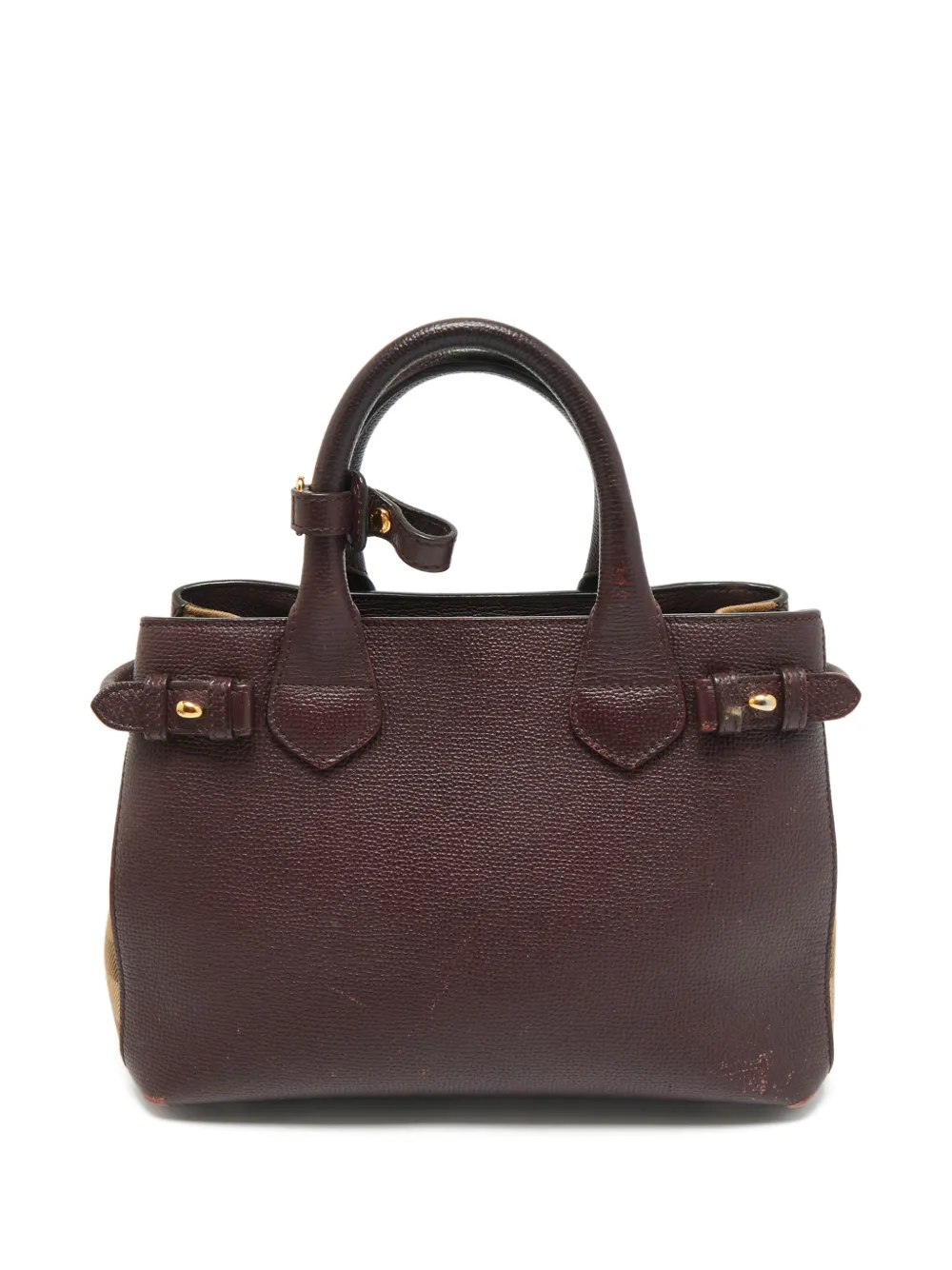 Burberry Pre-Owned Banner leren shopper - Rood