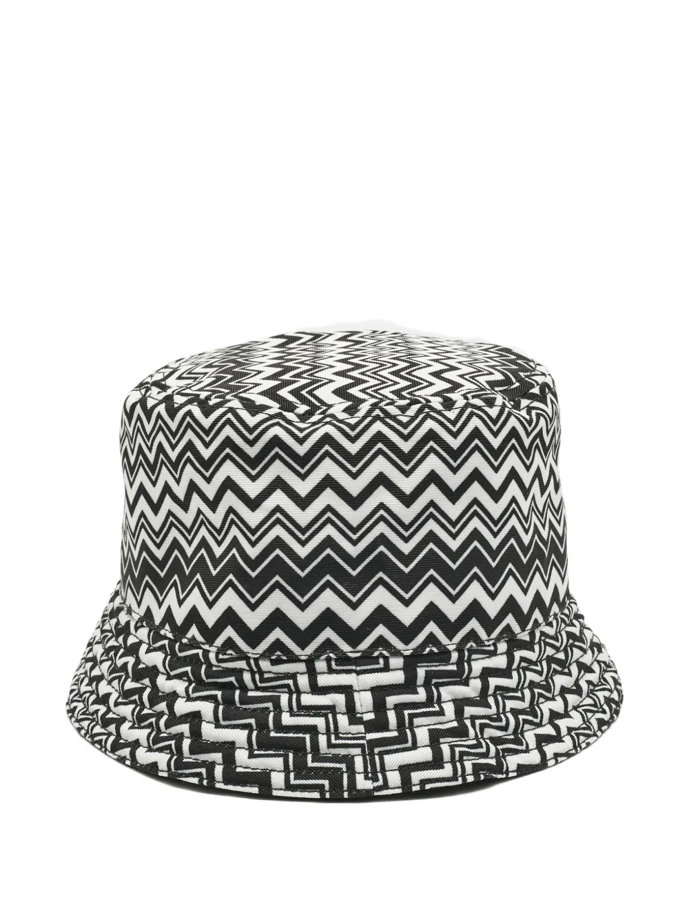 Missoni Pre-Owned zigzag bucket hat – White