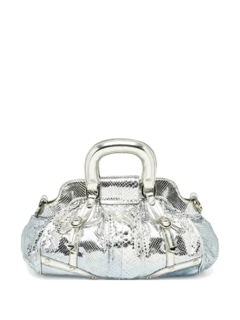 Versace Pre-Owned python-leather tote bag