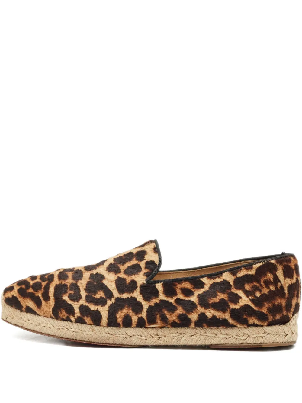 Christian Louboutin Pre-Owned Galia animal-print espadrilles - Marrone