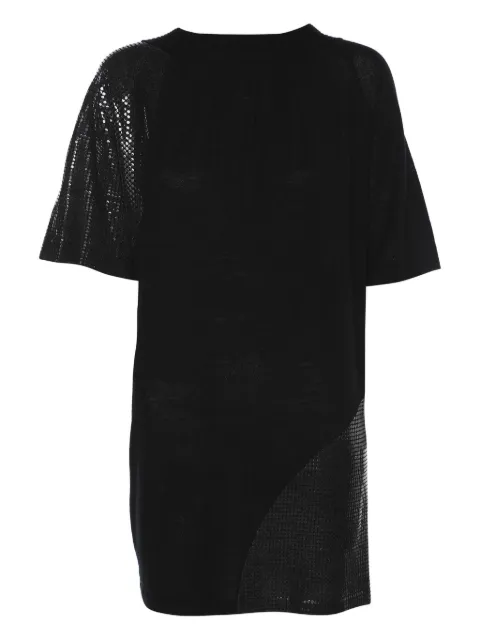 Marina Rinaldi haut orné de sequins à col noué