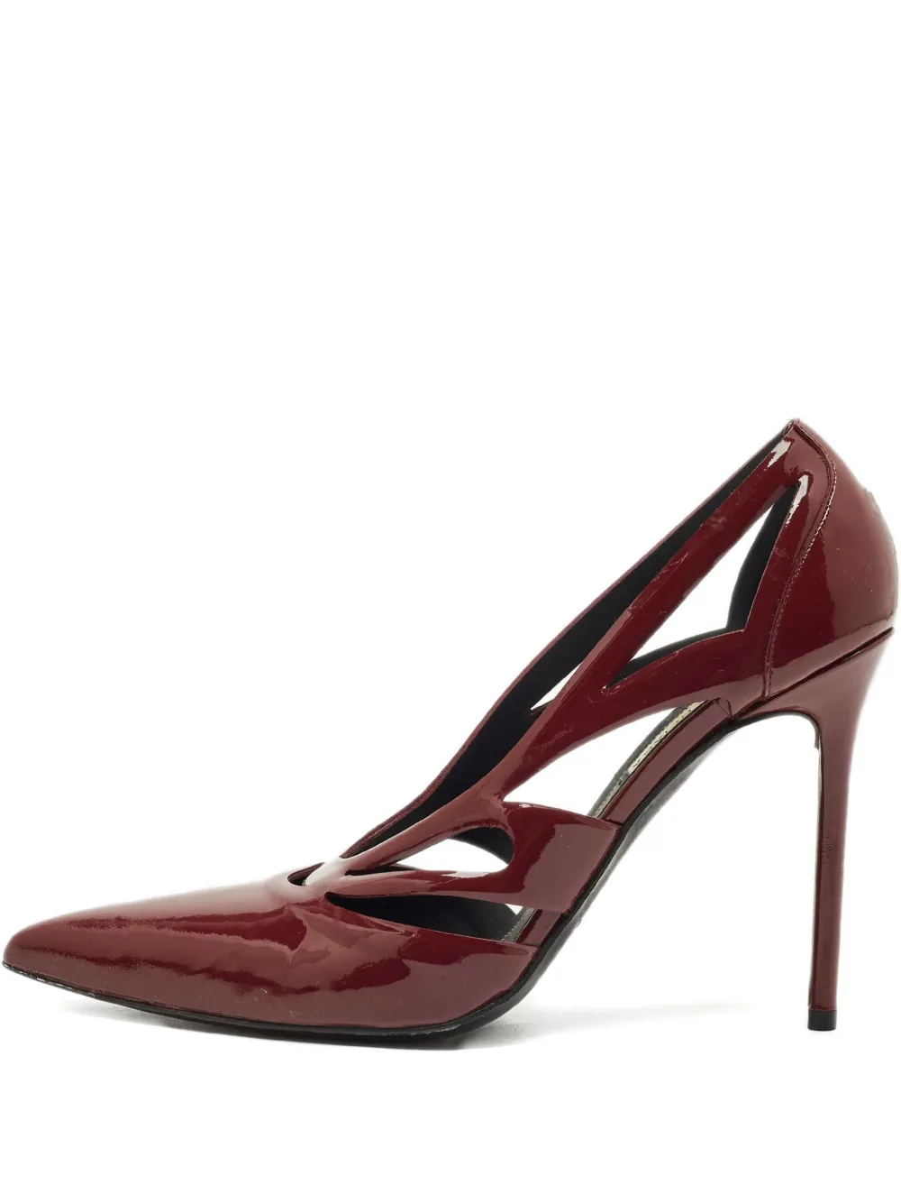 Balenciaga Pre-Owned pointed patent leather pumps - Rot