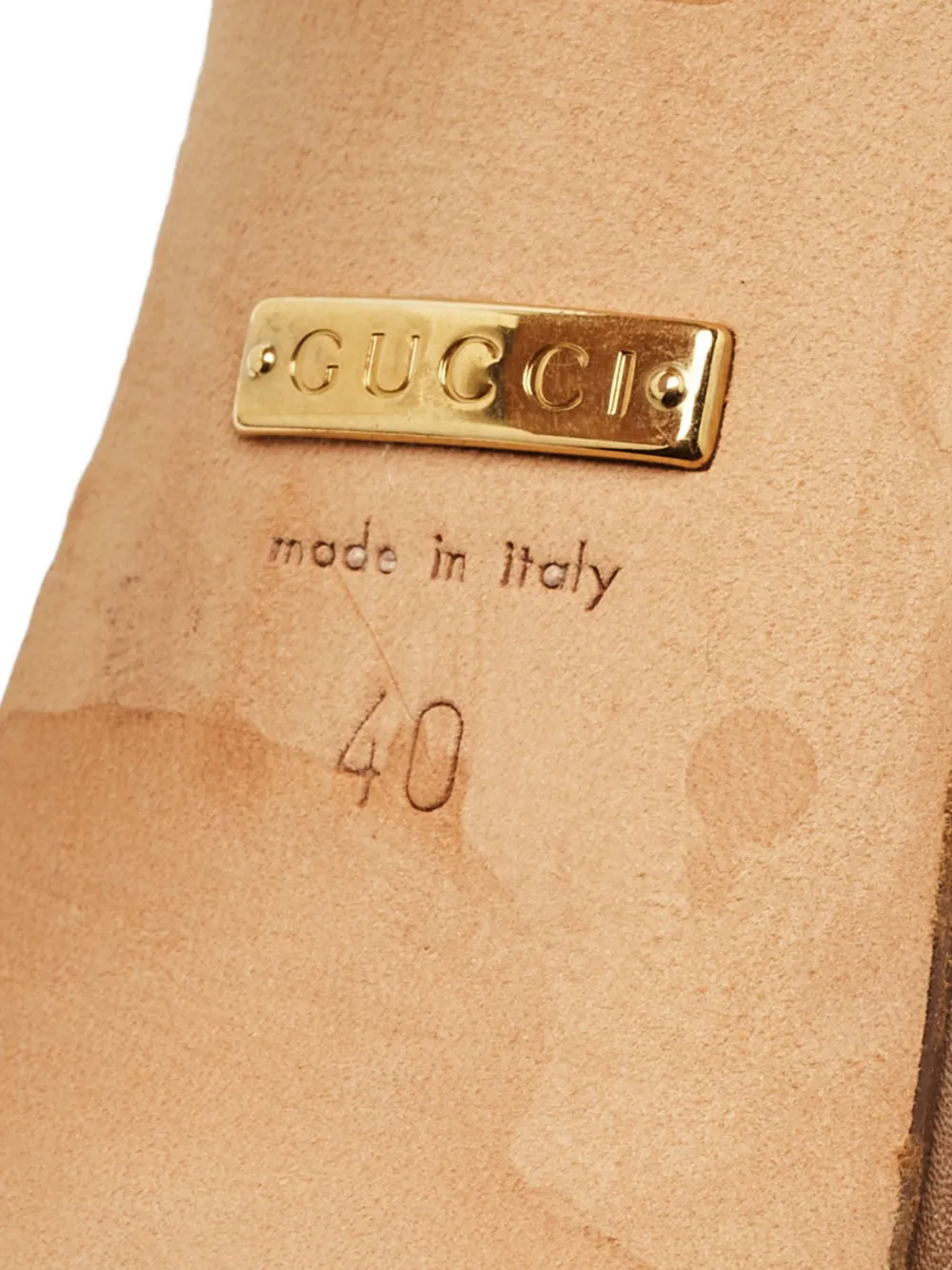 Gucci Pre-Owned leather sandals - Bruin