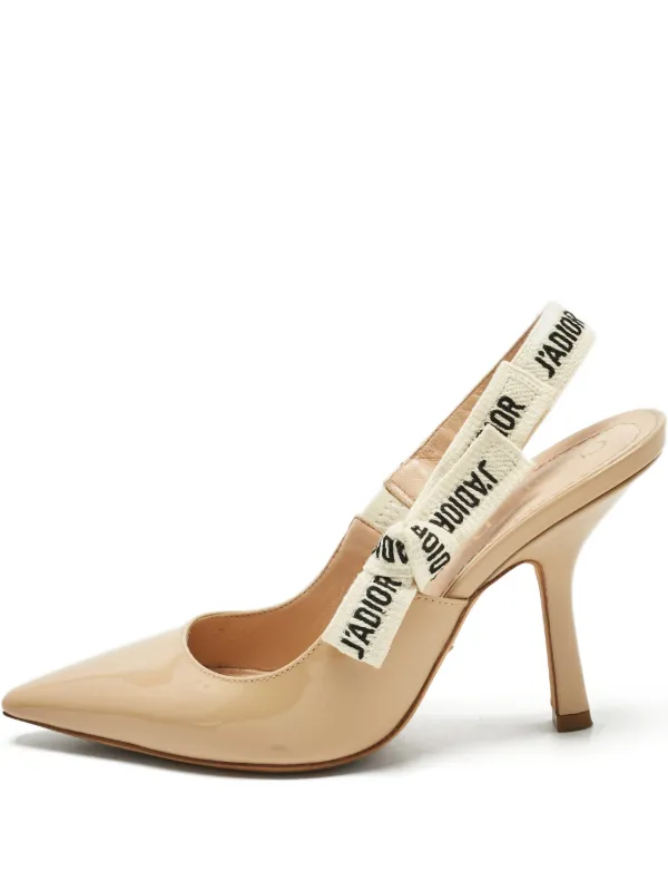Christian Dior Pre-Owned J'adior patent-leather Pumps | Neutrals