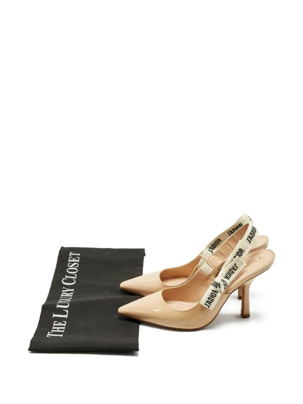 Christian Dior Pre-Owned J'adior patent-leather Pumps | Neutrals