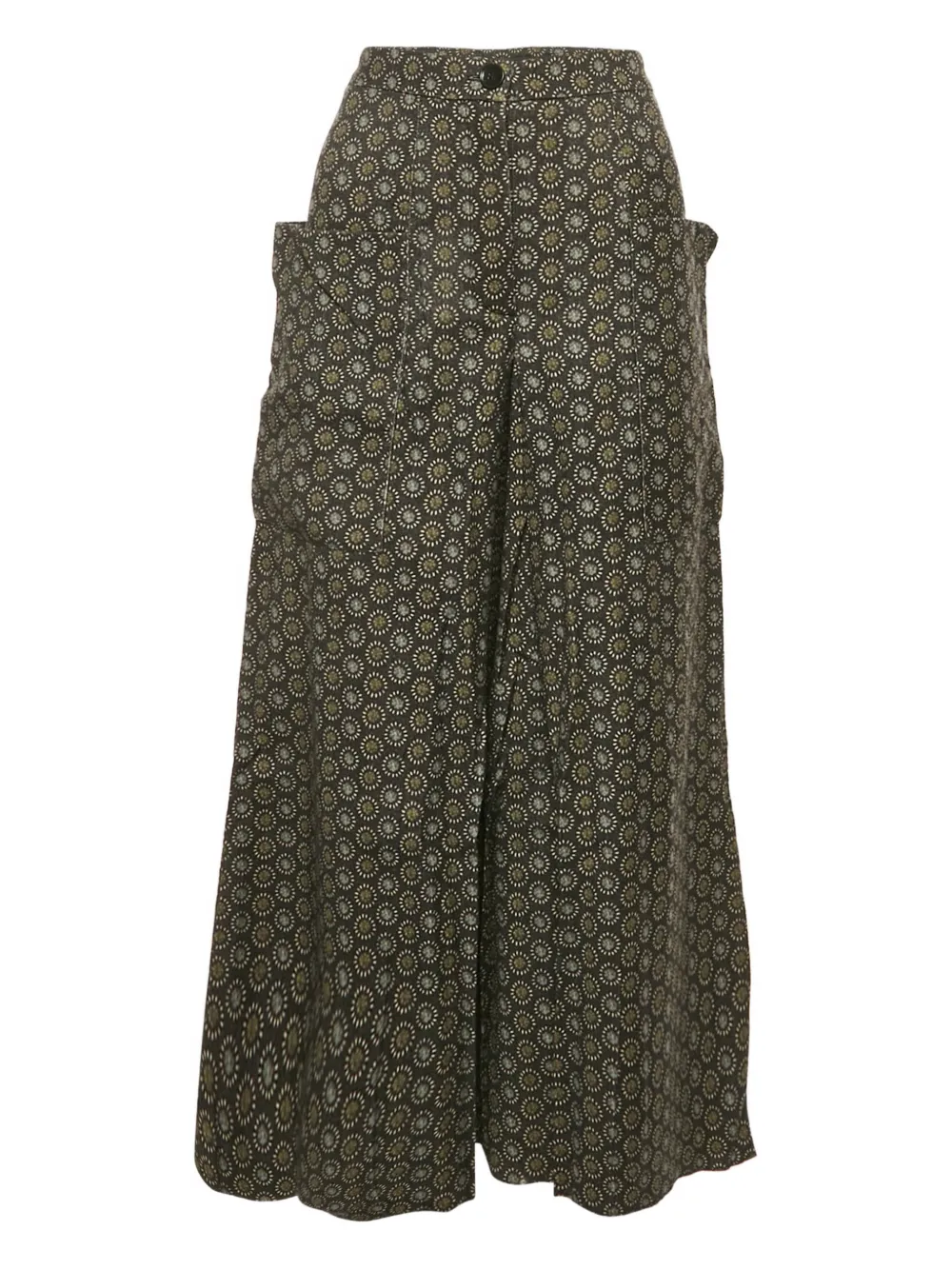 Etro Pre-Owned print-detail trousers - Schwarz