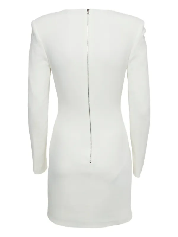 David Koma mirror-embellishments Mini Dress | White | FARFETCH