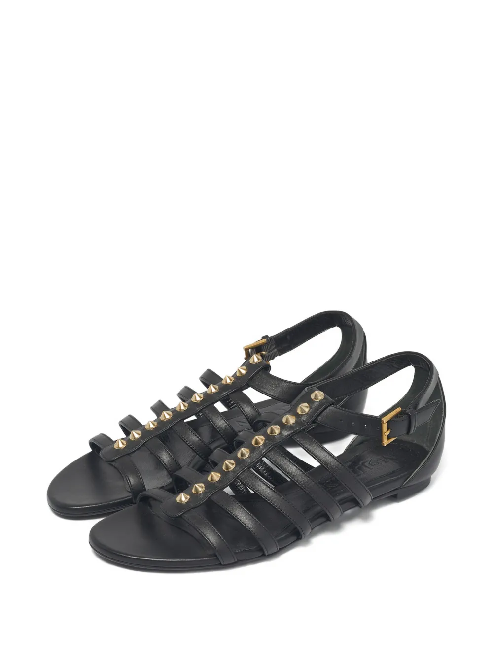 Alexander McQueen Pre-Owned leather sandals - Zwart