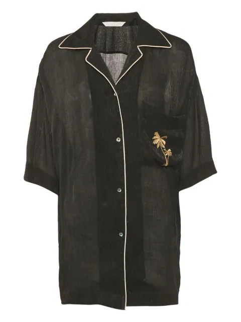 Palm Angels embroidered shirt