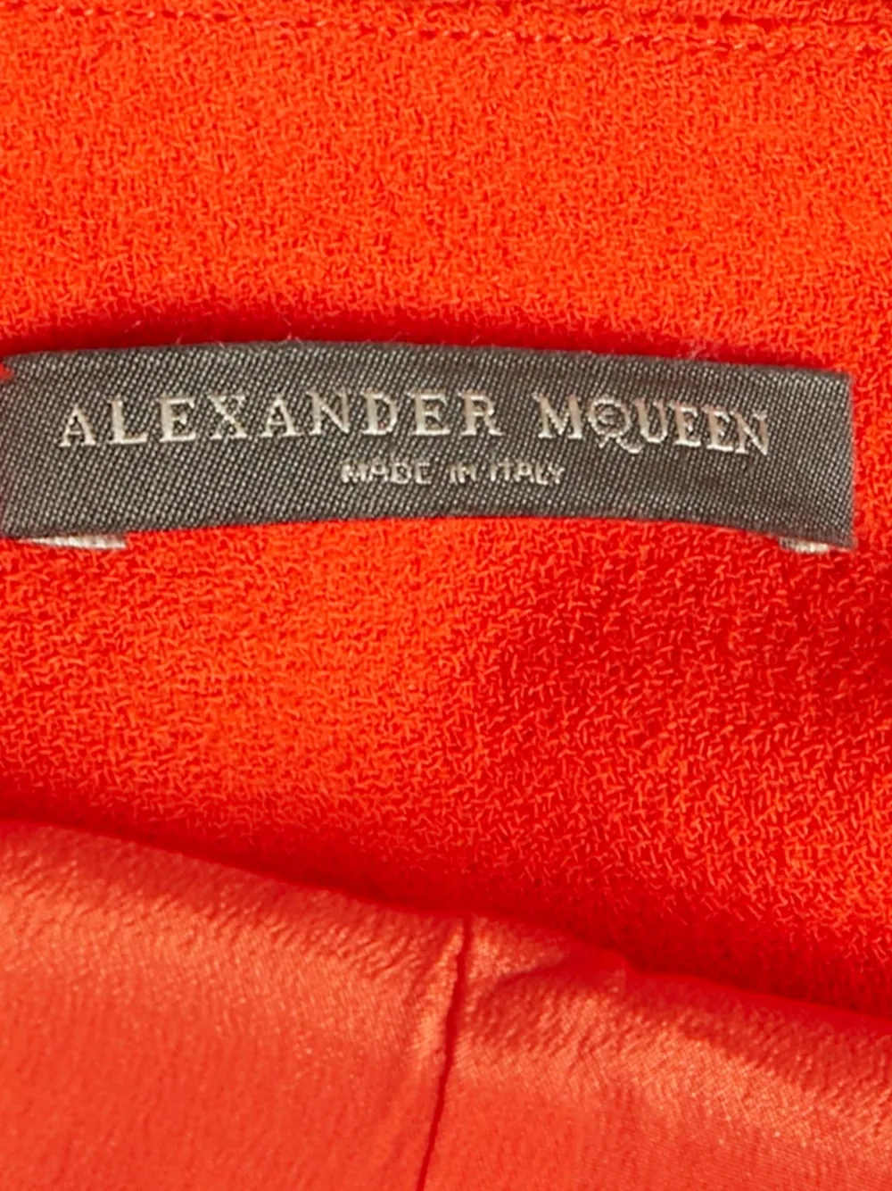 Alexander McQueen Pre-Owned epaulette-detail dress - Oranje