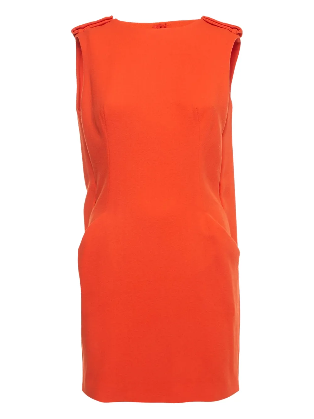Alexander McQueen Pre-Owned epaulette-detail dress - Orange