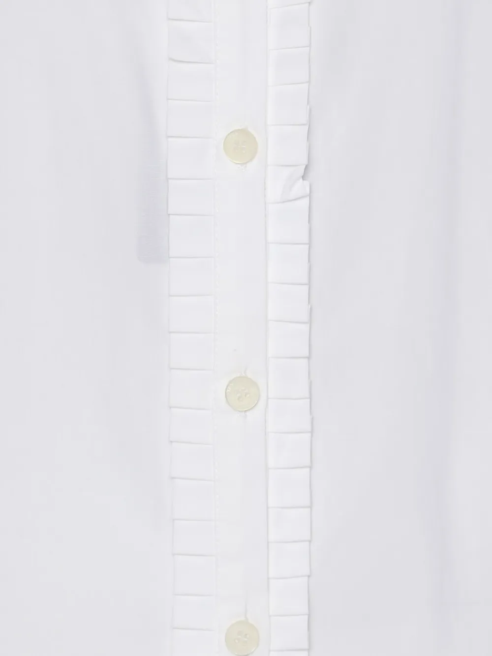  Marina Rinaldi Chemise Plissée En Coton - Blanc 