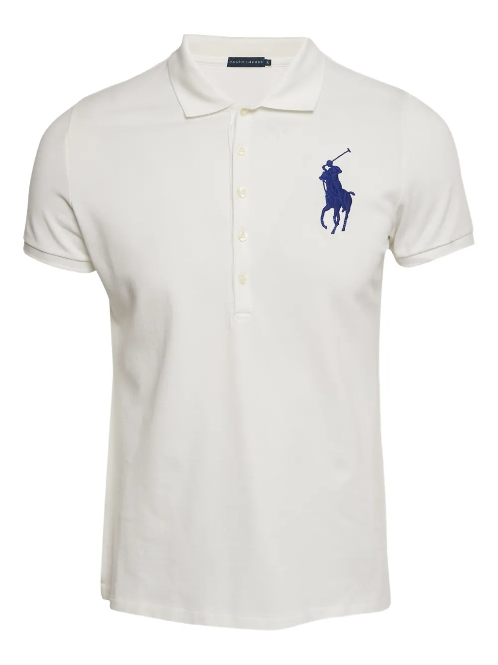 Polo Ralph Lauren logo-embroidered polo shirt - Bianco